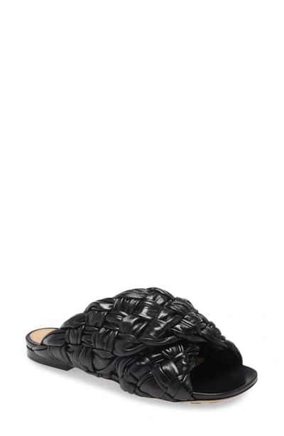 Bottega Veneta Bv Board 20 Sandals In Black
