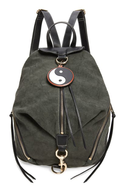 washed canvas backpack