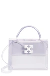 OFF-WHITE JITNEY 2.8 TRANSPARENT BAG,OWNA090E20PLA0017900