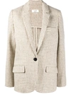 ISABEL MARANT ÉTOILE HOUNDS TOOTH PRINT BLAZER