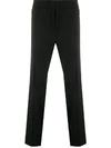 MONCLER MID-RISE STRAIGHT LEG TROUSERS