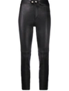 ISABEL MARANT HIGH-WAISTED SLIM-FIT TROUSERS