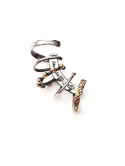 Alexander Mcqueen Punk Ear Cuff In Multi