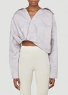 JACQUEMUS JACQUEMUS MEJEAN TUCKED CROPPED SHIRT