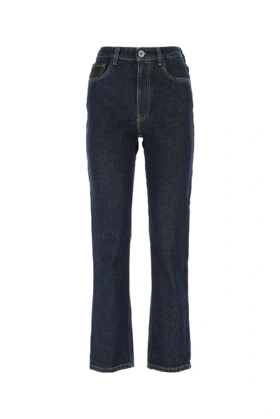 Prada 5-pocket Straight-leg Jeans In Denim