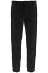 PRADA PRADA LOGO ELASTICATED CUFF TROUSERS