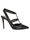 VALENTINO GARAVANI ROCKSTUD CAGED PUMPS,11460046