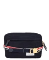 THOM BROWNE THOM BROWN NAVY BELT BAG,MAG177A 05390415