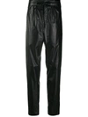 ISABEL MARANT HIGH-WAISTED TIE-WAIST TROUSERS