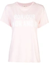 CINQ À SEPT BONJOUR MON AMOUR T-SHIRT