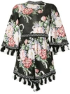 ALICE MCCALL MAGIC MOMENT FLORAL-PRINT LINEN PLAYSUIT