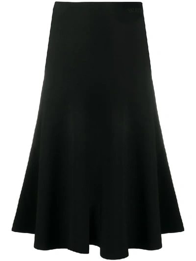 Valentino Mid-length Skirt In Black