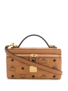 Mcm Rockstar Mini Satchel Bag In Brown