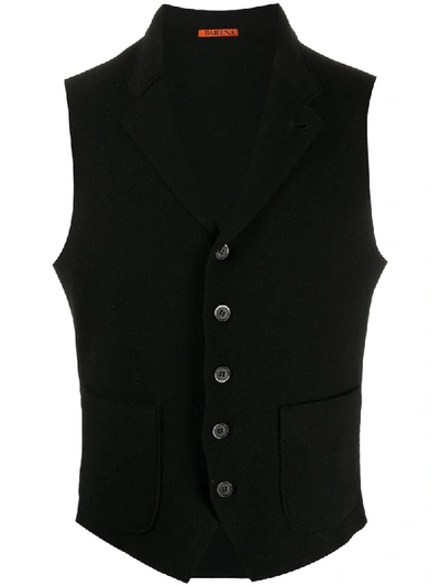 Barena Venezia Slim-fit Tailored Waistcoat In Black