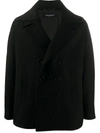 DOLCE & GABBANA DOUBLE-BREASTED WOOL-CASHMERE PEACOAT