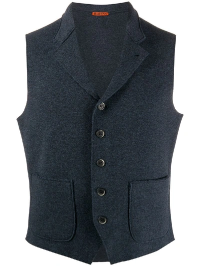 Barena Venezia Slim-fit Tailored Waistcoat In Blue