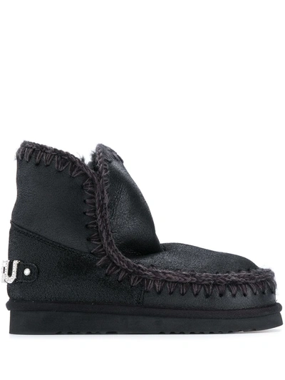 MOU RHINESTONE-LOGO BOOTS