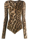 ALEXANDRE VAUTHIER LEOPARD PRINT BODY