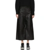 STELLA MCCARTNEY BLACK FAUX-LEATHER CHARLOTTE TROUSERS