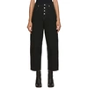 Mm6 Maison Margiela Straight-leg Cropped Jeans In Black