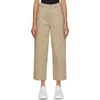 MM6 MAISON MARGIELA MM6 MAISON MARGIELA BEIGE 4-BUTTON JEANS