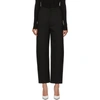 TOTÊME BLACK NOVARA CREPE TROUSERS