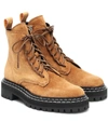 Proenza Schouler Brown Suede Ankle Boots In Brown