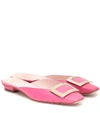 ROGER VIVIER BELLE VIVIER LEATHER MULES,P00495071