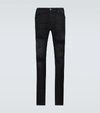 Amiri Mx1 Bandana Inserts Skinny Jeans In Black