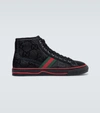 Gucci Tennis 1977 Off The Grid High Top Sneaker In Black