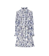 Tory Burch Deneuve Francesca Dimattio Print Dress In Blue Branches