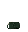 TORY BURCH PERRY BOMBE TOP-ZIP CARD CASE,192485596991