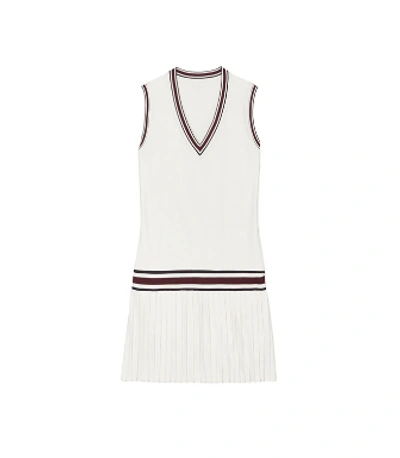 TORY SPORT TORY BURCH PERFORMANCE V-NECK TENNIS DRESS,192485563689