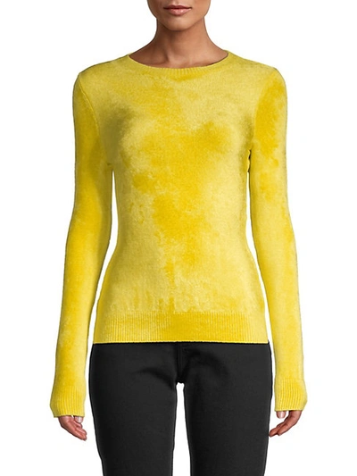 Balenciaga Long-sleeve Pullover In Yellow