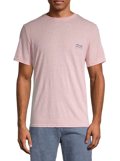 Threads 4 Thought Waves Embroidered T-shirt In Light Pink