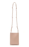 JIL SANDER Small Tangle Leather Crossbody Bag,819080