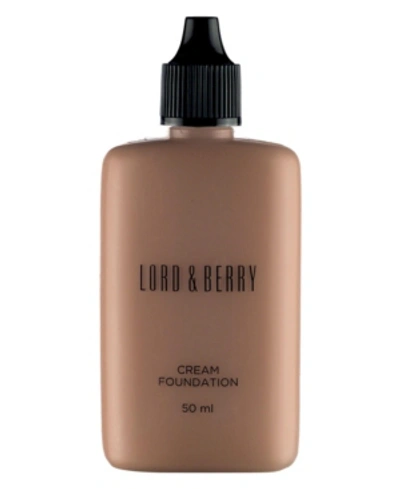 Lord & Berry Face Cream Foundation In Ginger