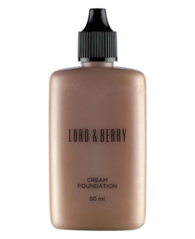 Lord & Berry Face Cream Foundation In Caramel