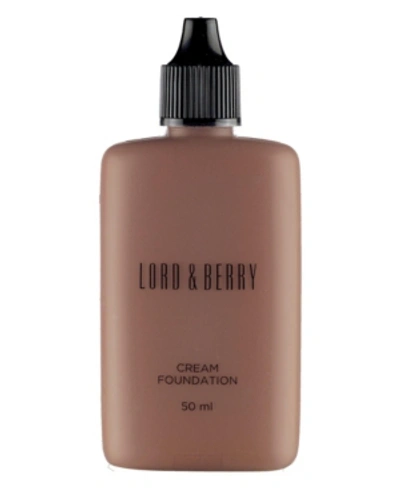 Lord & Berry Face Cream Foundation In Cocoa