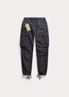 Double Rl Canvas Surplus Cargo Pant In Black
