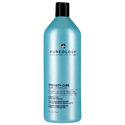 PUREOLOGY STRENGTH CURE SHAMPOO FOR DAMAGED HAIR 33.8 FL OZ/ 1000 ML,P461610