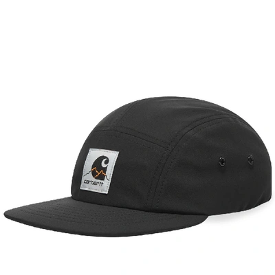 Carhartt Hayes Logo-appliquéd Stretch-nylon Baseball Cap In Black
