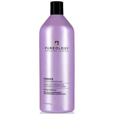 Pureology Hydrate Conditioner For Dry, Color-treated Hair 33.8 Fl oz/ 1000 ml