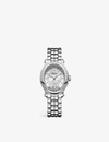 Chopard 278602-3002 Happy Sport Oval Stainless Steel And Diamond Watch In Rose Gold