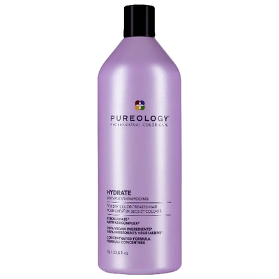 Pureology Hydrate Shampoo For Dry, Color-treated Hair 33.8 Fl oz/ 1000 ml