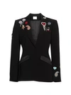 CINQ À SEPT Love Cheyenne Embroidered Blazer