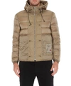 Ten C Padded Jacket In Beige
