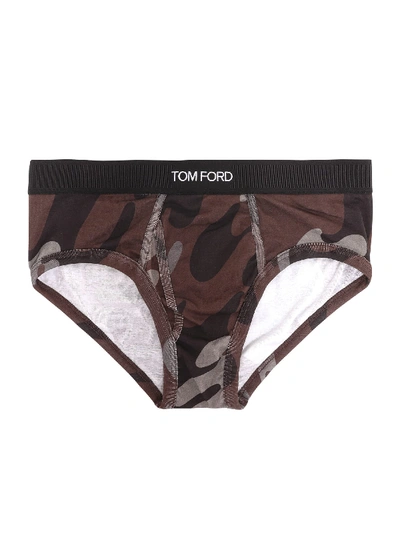 Tom Ford Boxer In Brown