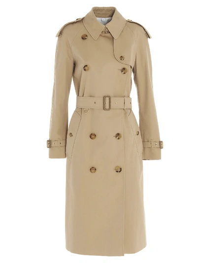 Burberry Archive Scarf Print-lined Coat In Beige