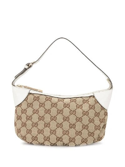 Pre-owned Gucci Gg Pattern Handbag In Neutrals